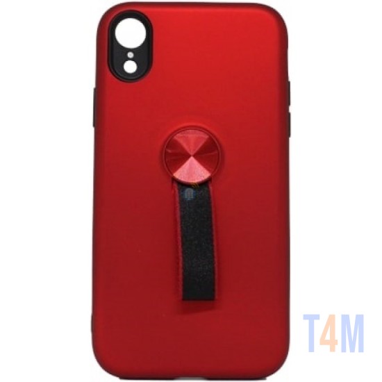 CAPA PARA IPHONE XS COM SUPORTE RED